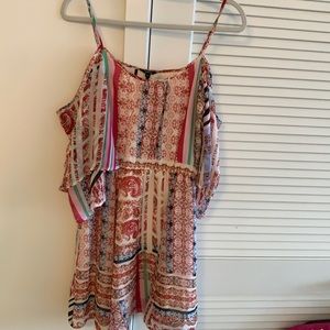 Buffalo patterned summer dress